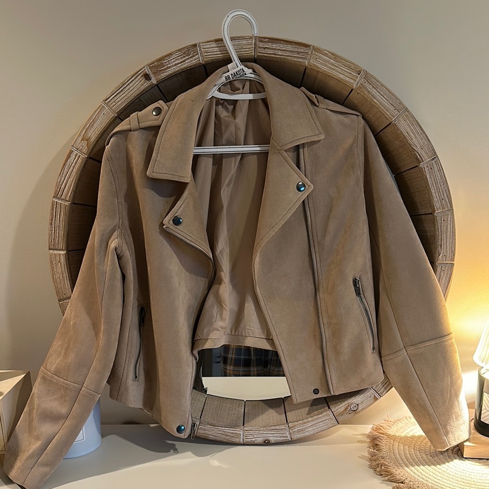 Tan Suede Women's Jacket